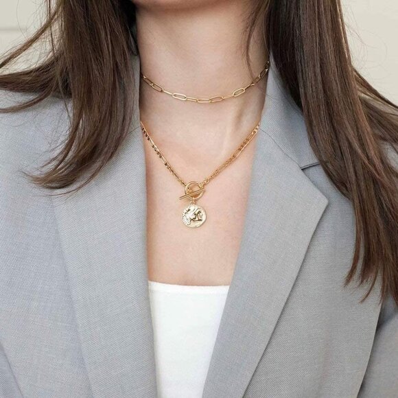 Boutique Jewelry - Gold Necklaces for Women - 14K Gold Plated